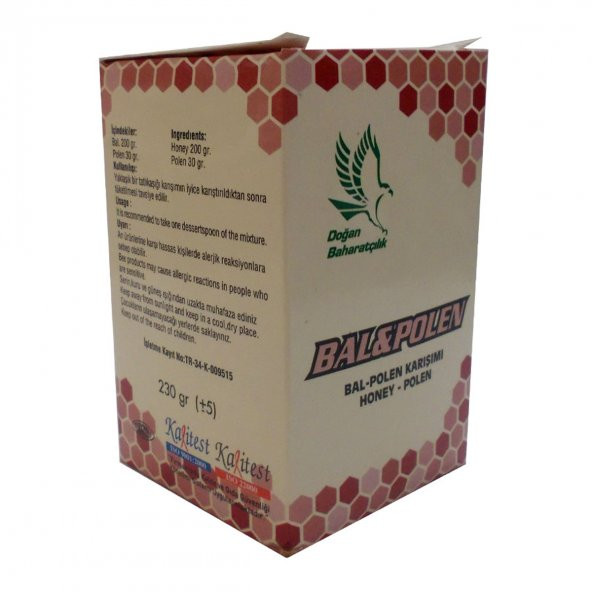 Doğan Bal Polen Karışımı 230 Gr - 3