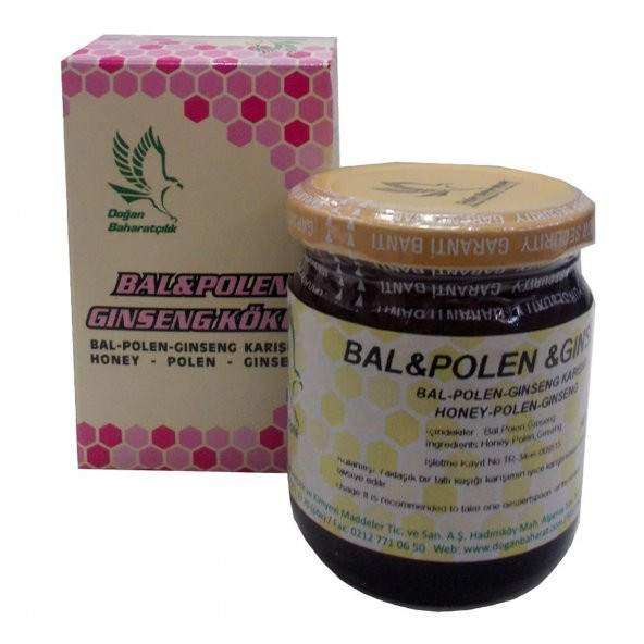Bal Polen Ginsengli Karışım Cam Kavanoz 230 Gr - 4