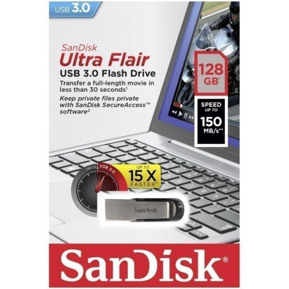 SanDisk 128GB Ultra Flair SDCZ73-128G-G46