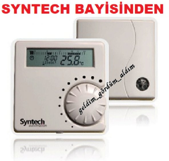 Syntech kablosuz Programlanabilir Oda Termostatı SYN 177 RF