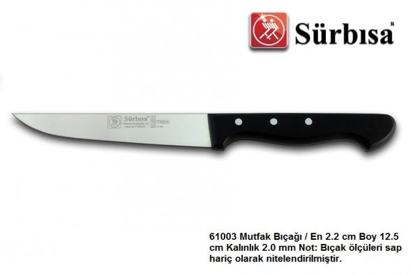 Sürbisa Pimli 61003 Mutfak Bıçağı