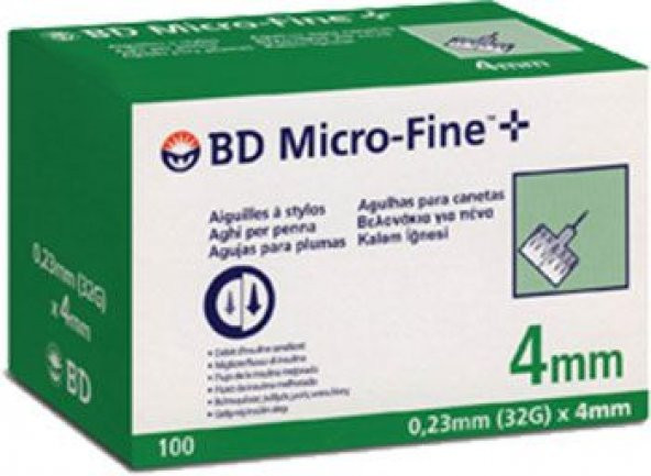BD Microfine Enjektör Ucu 4 mm x 32G
