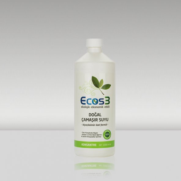 Ecos3 Doğal Çamaşır Suyu 1000 ml