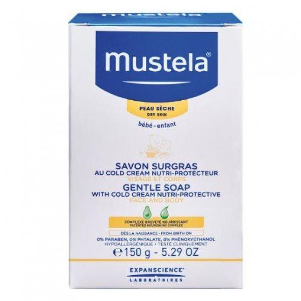 Mustela Gentle Soap Wıth Cold Cream 150 gr