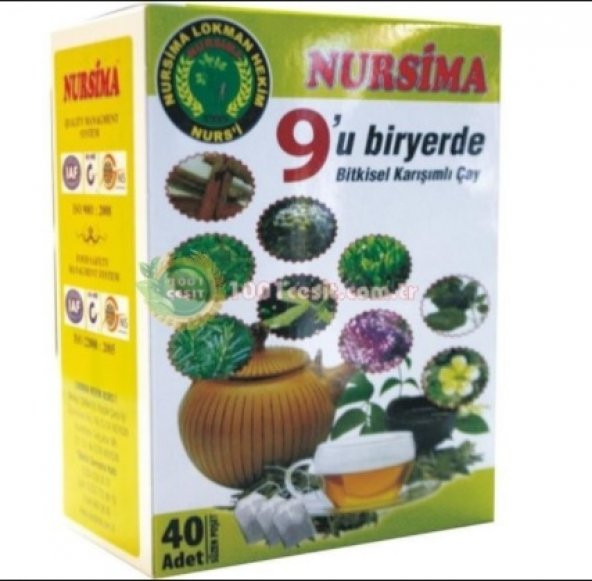 Nursima 9 lu Karışık form bitki çayı