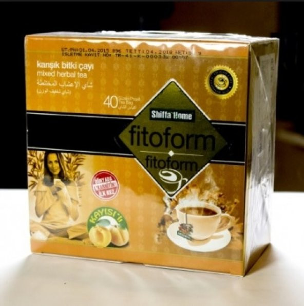 12 KUTU Shiffa Home Fitoform Kayısılı Çay L Carnitineli 40 Süzen