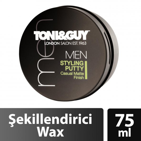 Toni&Guy Men Styling Putty 75ml ( DOĞAL VE MAT GÖRÜNÜM KREM WAX)