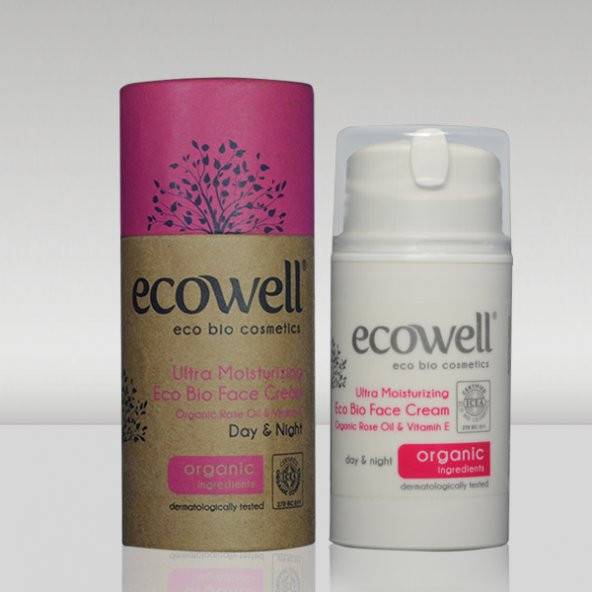 Ecowell Ultra Nemlendirici Eco Bio Yüz Bakım Kremi 50 ml