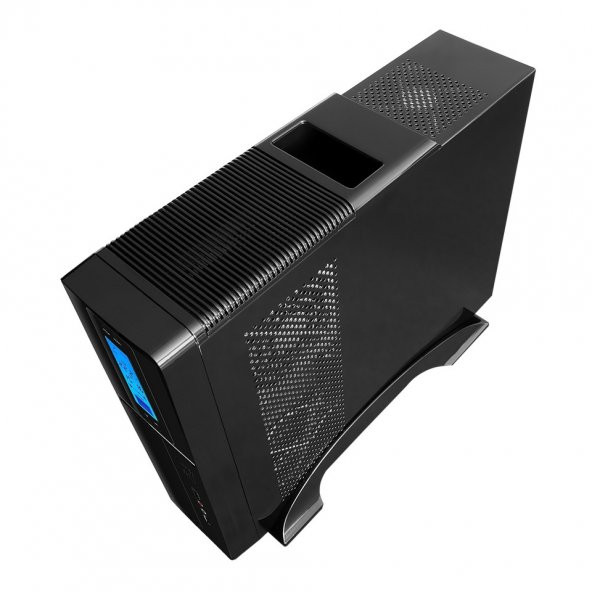 Frisby FC-S6040B Dijital LCD Panelli Göstergeli 300W Güç Kaynaklı Micro Atx Mini Slim Bilgisayar Kasası - 2