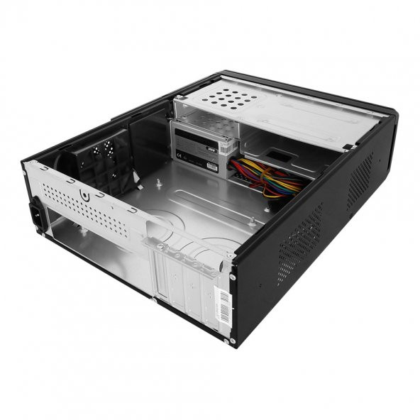 Frisby FC-S6040B Dijital LCD Panelli Göstergeli 300W Güç Kaynaklı Micro Atx Mini Slim Bilgisayar Kasası - 3