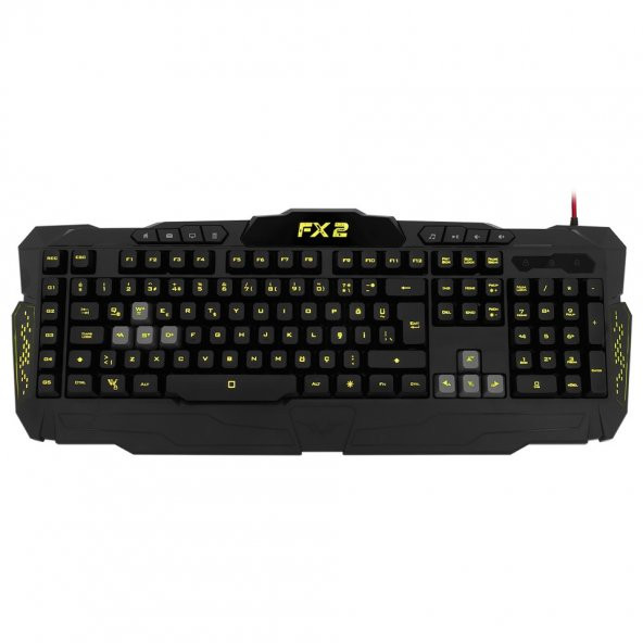 Frisby Gamemax FK-G406QU FX2 Pro Yeni Seri Kablolu Macrolu RGB 7 Renk Işıklı Gaming Oyuncu Klavyesi Mekanik Hisli - 3