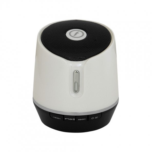 Frisby FS-P206BT Taşınabilir Mikrofonlu Bluetooth Kablosuz Bluetooth Beyaz Hoparlör Gerçek Ses Bombası - 4