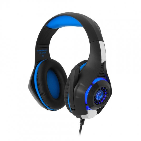 Frisby GAMEMAX FHP-G1460B Mavi Renk Mikrofonlu Gaming Oyuncu Kulaklığı Gaming Kulaklık Işıklı Ledli Çevirici Hediyeli - 2
