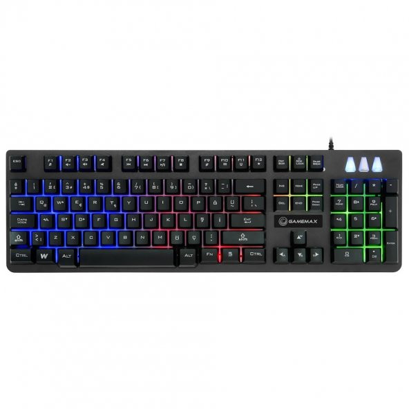 Frisby GAMEMAX GAMER-2 Multimedia Üçlü Işıklı Gaming Oyuncu Seti Işıklı Klavye Mouse Kulaklık Gaming Set Kampanyalı Fiyat - 2