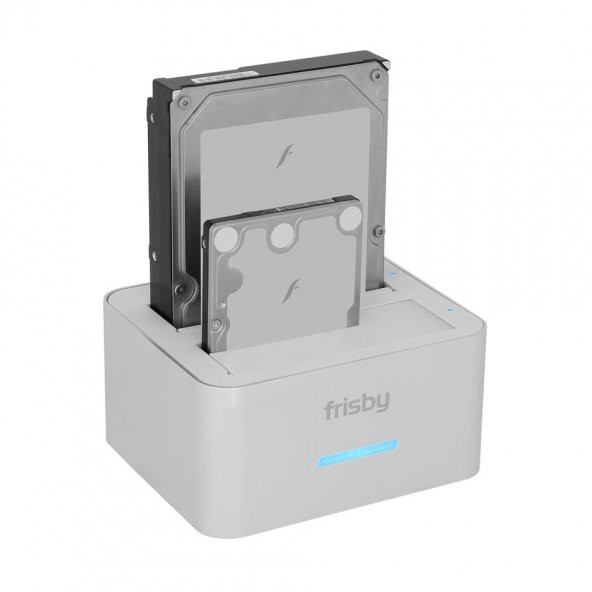 Frisby FHD-U352S 2.5 inc ve 3.5 inc Uyumlu Sata USB 3.0 Harici HDD Docking Station Dock Station Harddisk Kutusu External HDD Hard disk Kutusu HDD Klonlama Kopyalama 6TB HDD Destekler
