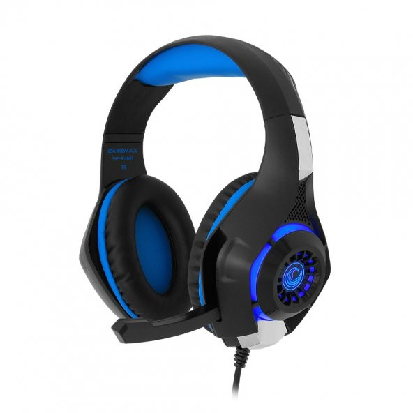 Frisby GAMEMAX FHP-G1460B Mavi Renk Mikrofonlu Gaming Oyuncu Kulaklığı Gaming Kulaklık Işıklı Ledli Çevirici Hediyeli
