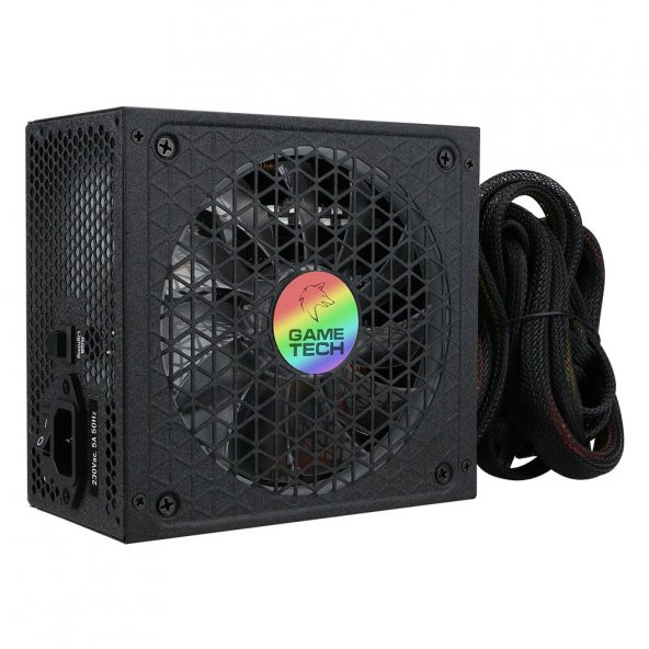 GAMETECH GTP-600 RGB 600W 80 Plus Bronze Sertifikalı Power Supply PC Güç Kaynağı - 4