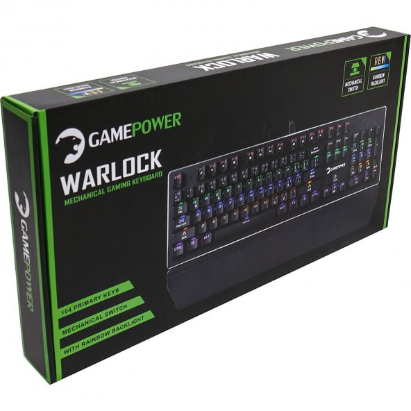 Gamepower Warlock Mavi Blue Switch Mekanik Oyuncu Klavye - 5