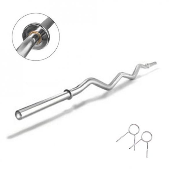 Ecgspor 88 KG Z BAR Halter Seti ve Dambıl Seti Ağırlık Fitness Seti - 2