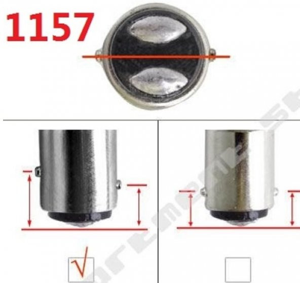 Honda Civic Stop Fren Lambası Led Beyaz Ampul 1 çift - 3