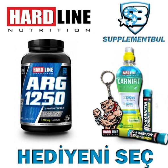 Hardline ARG 1250 120 Kapsül + Hediyeni Seç