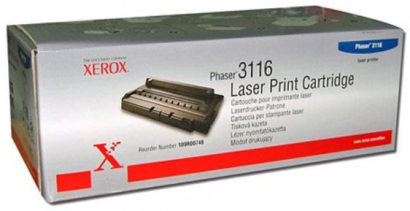 Xerox Phaser 3116 Orjinal Siyah Toner 109R00748
