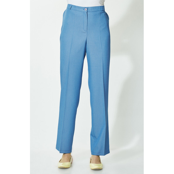 KADIN PANTALON BÜYÜK BEDEN 1660 TENSEL NORMAL BEL CEPLİ 1660TENSEL SORALLİNE - 3