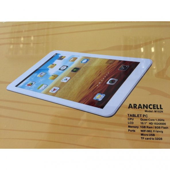 Arancell 10.1" M102N 1Gb Ram 8Gb Hafıza WiFi Bluetooth - 2