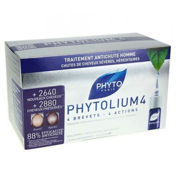 Phyto Phytolium 4 Erkek Tipi Saç Dökülmesine Karşı Etkili Serum 12 x 3,5 ml