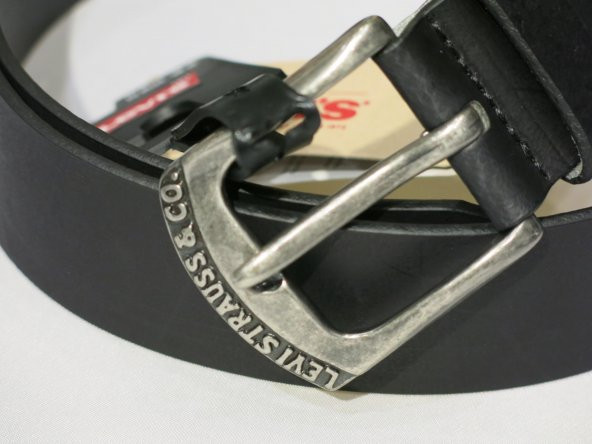 LEVIS ERKEK HAKİKİ DERİ KEMER 38016-0098 SİYAH - 2