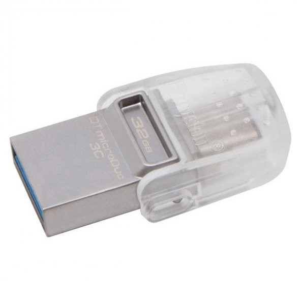 Kingston 32GB USB Flash Bellek OTG 3.0/3.1 Type-C DTDUO3C/32GB