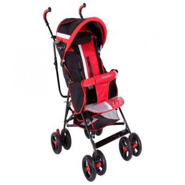 Babyhope SA-7 Baston Puset Bebek Arabası - Kırmızı