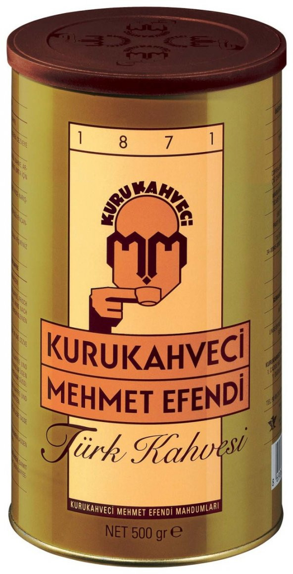 Mehmet Efendi Türk Kahvesi 500 gr. Teneke Kutu
