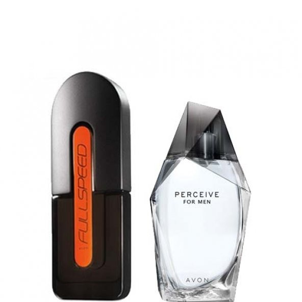 Avon Full Speed Erkek Parfüm EDT 75 Ml + Perceive Erkek 100 Ml