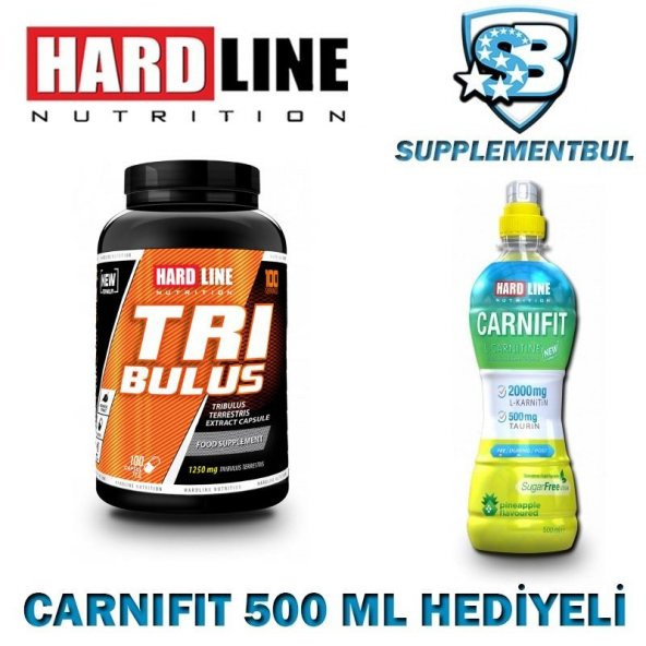 Hardline Tribulus 100 Kapsül + Carnifit 500 ML Hediyeli