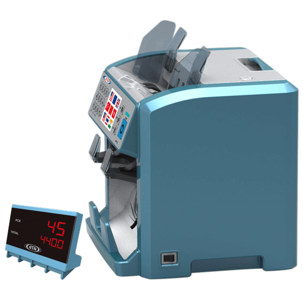 HTM Vision İki Katlı Karışık Para Sayma Makinesi Sahte Yakalama özelliği - 2