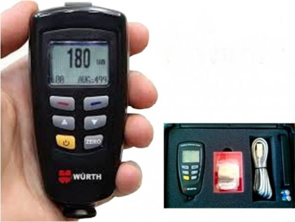 OTO BOYA ÖLÇÜM CİHAZI WÜRTH ORJİNAL ALMAN GARANTİLİ DEMİR+ALÜMİNYUM