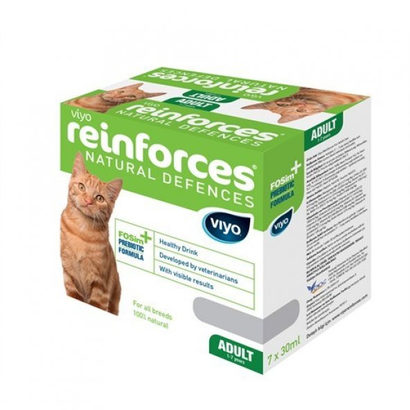 Viyo Reinforces Cat Yetişkin Kediler İçin Gıda Takviyesi 7 x 30 M