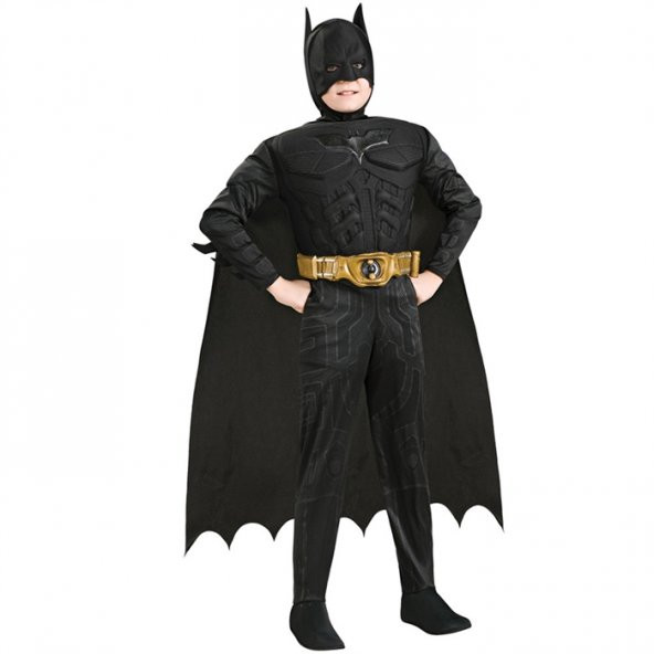 Batman Kara Şövalye Lüks Çocuk Kostümü 8-10  Yaş