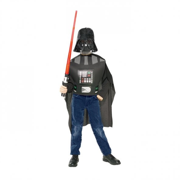 Star Wars Darth Vader Blister Yarım Set Çocuk Kostüm