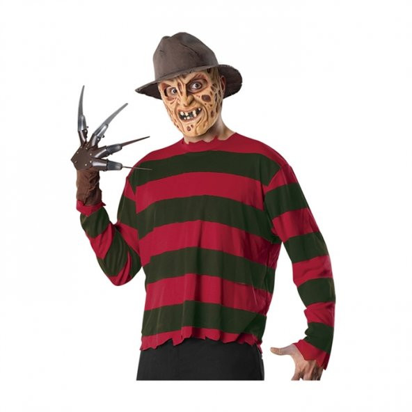 Freddy Krueger Yetişkin Kostüm Set