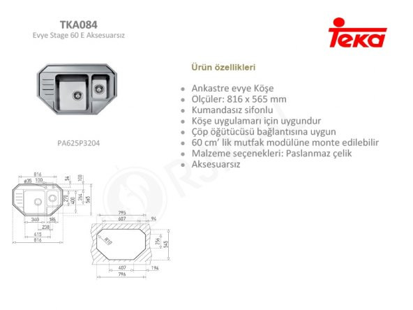TEKA STAGE 60 E ANKASTRE EVYE - 2