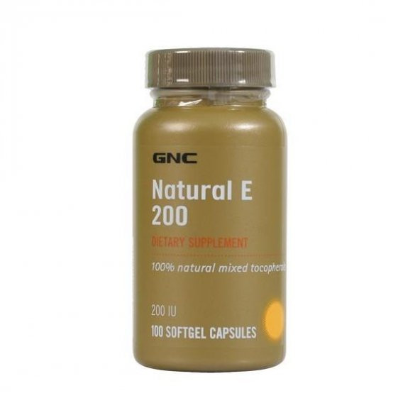 GNC Natural E 200IU Multivitamin 100 Tablet