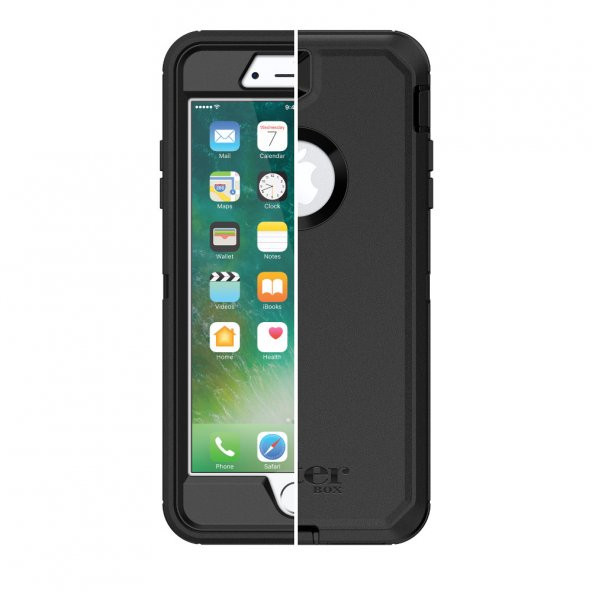 OtterBox Defender Apple iPhone 8 Plus Kılıf Black