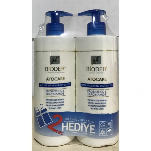Bioder Skincare Atocare Vücut Losyonu 500 ml + 500 ml