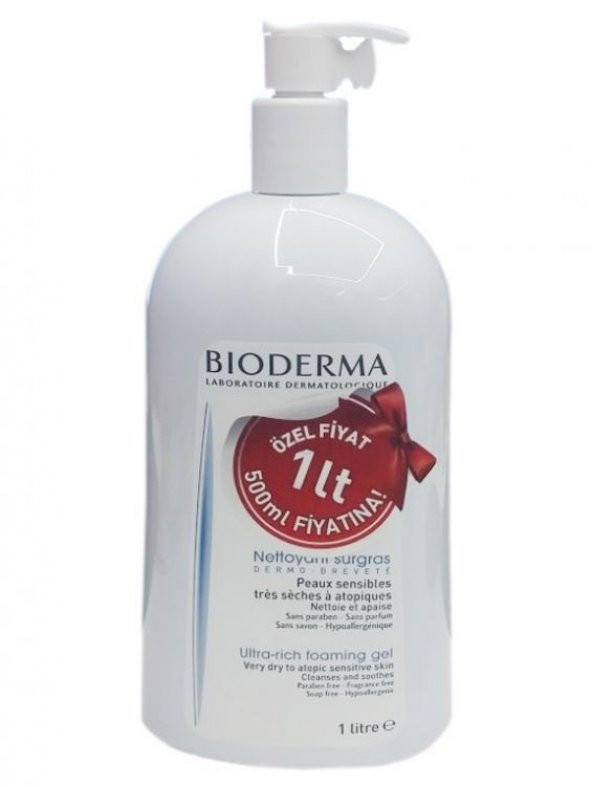 Bioderma Atoderm Intensive Foaming Gel 1000 ml (Özel Seri) SKT:10.2021
