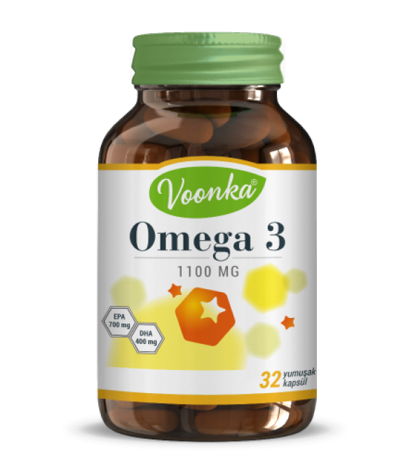 Voonka Omega 3 1100 mg 32 kapsül SKT:03/2023