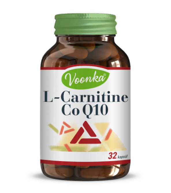 Voonka L-Carnitine CoQ10 32 kapsül SKT:02/2021