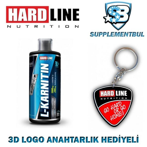 Hardline L-Karnitin Sıvı 1000 ML + 3D Logo Anahtarlık Hediyeli