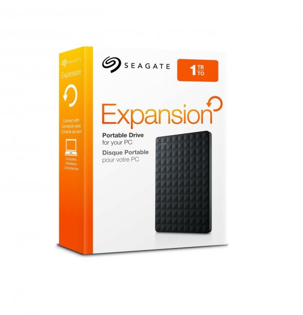 1TB 2.5" Harici Hard Disk USB 3.0 Seagate Expansion Taşınabilir Disk STEA1000400
